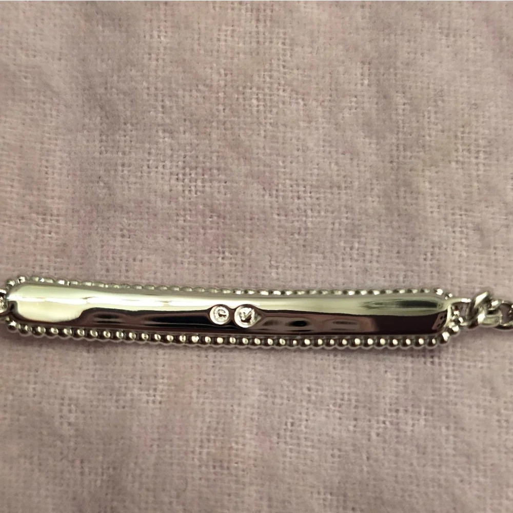 New Swarovski Purple and Silver Bracelet - Picture 4 of 5